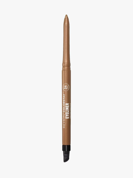 Revlon ColorStay Pencil Waterproof Eyeliner in branded component on a light gray background